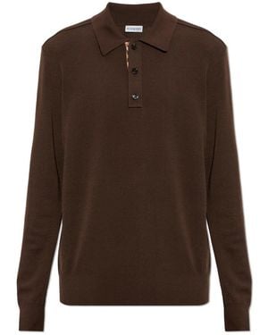 Burberry Truien & Vesten ,Bruin ,Wol Marcus Wol Polo
