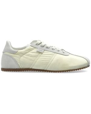 Ami Paris Weiße Nylon Soft Sneakers
