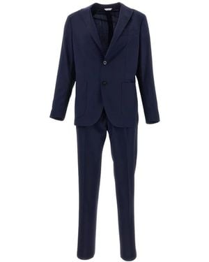 Boglioli Single Breasted Suits - Blue