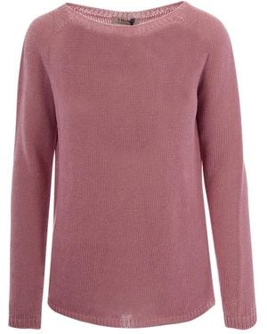 Max Mara Round-Neck Knitwear - Morado