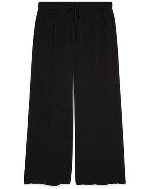FIORELLA RUBINO Wide Trousers - Nero