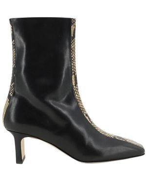 Aeyde Leder Stiefeletten - Schwarz