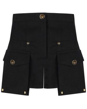 Elisabetta Franchi Short Shorts - Black