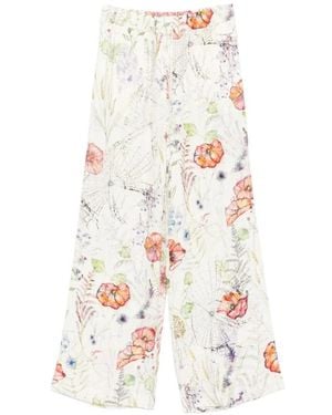 McQueen Wide Trousers - White