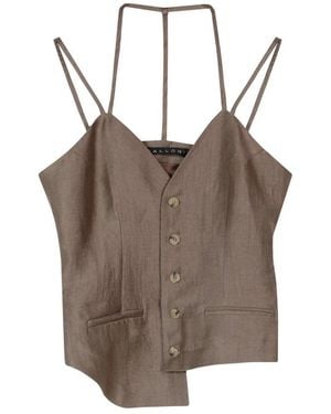 Malloni Sleeveless Tops - Brown