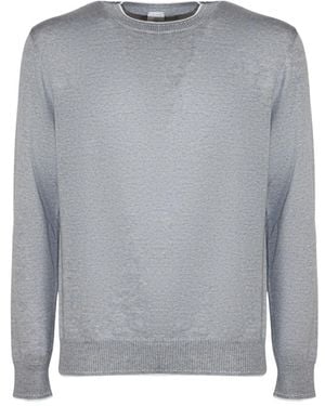 Eleventy Round-Neck Knitwear - Gris