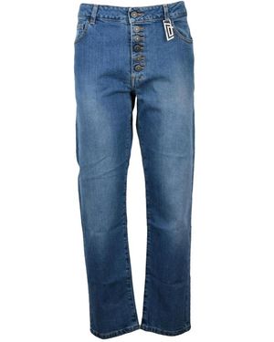 Jijil Gerades Jeans - Blau