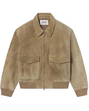 Agolde Leather Jackets - Natural
