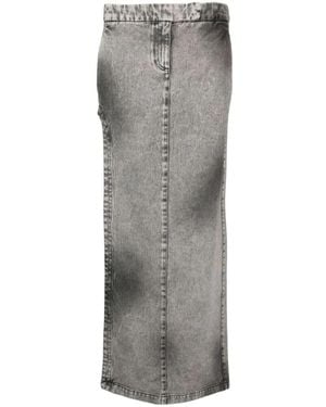ALESSANDRO VIGILANTE Denim Skirts - Grey