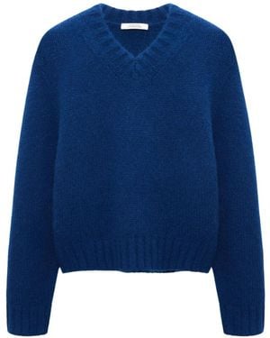 Dorothee Schumacher V-Neck Knitwear - Blu