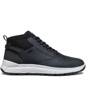 Geox Lace-Up Boots - Blue