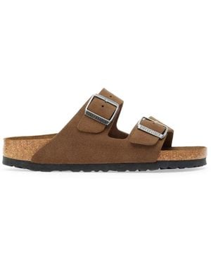 Birkenstock Sliders - Brown