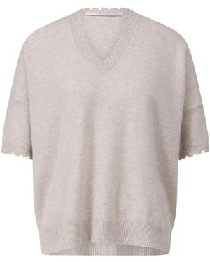 Herzensangelegenheit V-Neck Knitwear - Gris