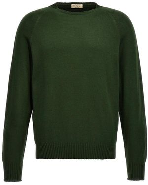 Ma'ry'ya Round-Neck Knitwear - Green