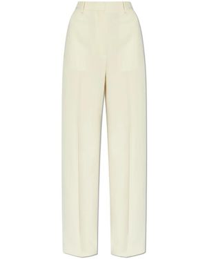 Theory Wide Trousers - Natural