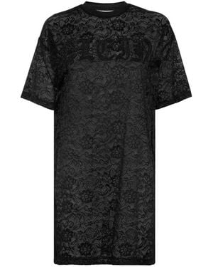 Philipp Plein T-Shirt Jurk - Zwart