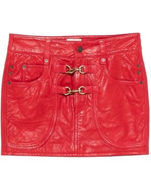 Isabel Marant Rokken ,Rood ,Leather Skirts