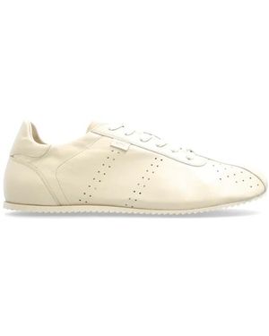 Ami Paris Schoenen ,Leer Leren Sportschoenen - Wit