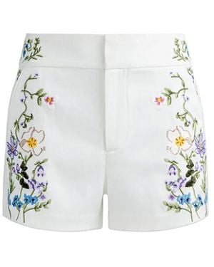 Alice + Olivia Short Shorts - White