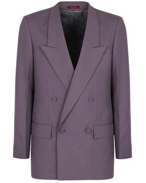 Gucci Double-Breasted Jacket - Purple