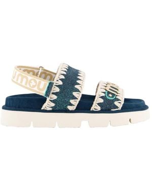 Mou Flat Sandals - Blu