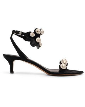 Isabel Marant Schwarze Sandalen Mit Nieten Und Verstellbarem Riemen