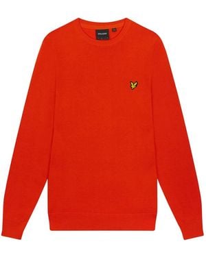 Lyle & Scott Round-Neck Knitwear - Rojo