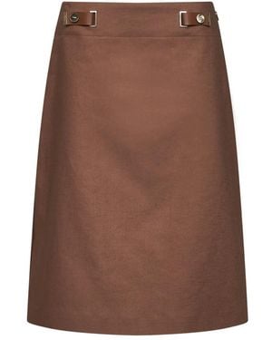 Fendi Midi Skirts - Brown