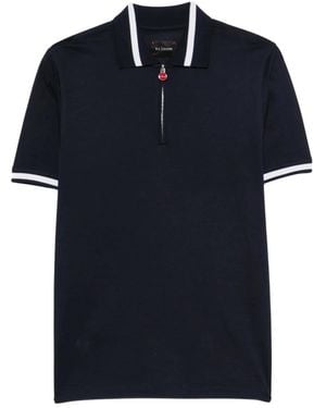 Kiton Polo Shirts - Blu