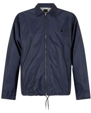 Prada Re-Nylon Shirt - Blauw