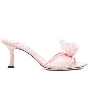 Jimmy Choo Schoenen ,Roze ,Heeled Mules