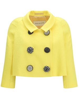 Dries Van Noten Light Jackets - Amarillo