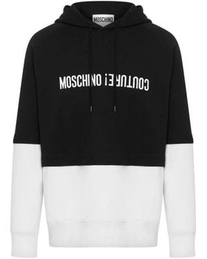 Moschino Hoodies - Black