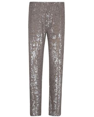 P.A.R.O.S.H. Straight Trousers - Grey