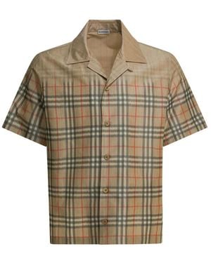 Burberry Short Sleeve Shirts - Neutre
