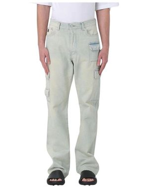 Ambush Stone-Washed Cargo Hose Lockerer Schnitt - Grau
