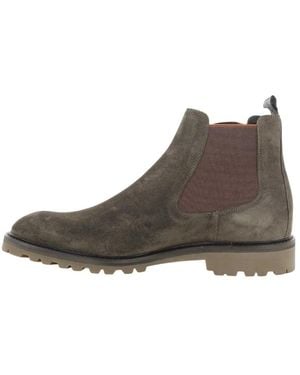 Floris Van Bommel Schoenen ,Grijs ,Suède Sturdi 04.26 - Bruin