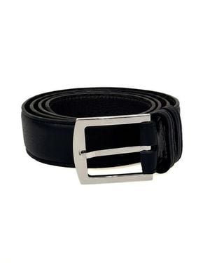 Kiton Gürtel Hirschleder - Schwarz