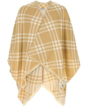 Burberry Geborduurde Cape Van Wolmix - Metallic