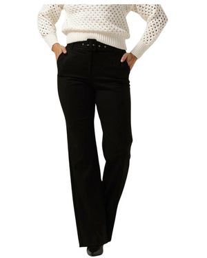 Silvian Heach Elegante Schwarze Hose Mit Gürtel