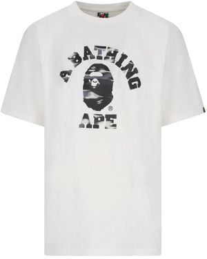A Bathing Ape T-Shirts - White