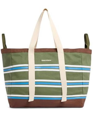 DSquared² Tassen ,Veelkleurig ,Tote Bag - Groen
