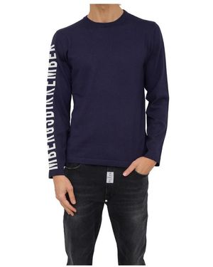 Bikkembergs Blaue strickjacke