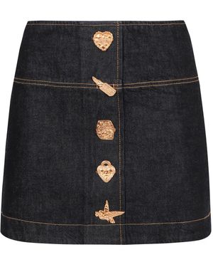 Zimmermann Denim Skirts - Nero