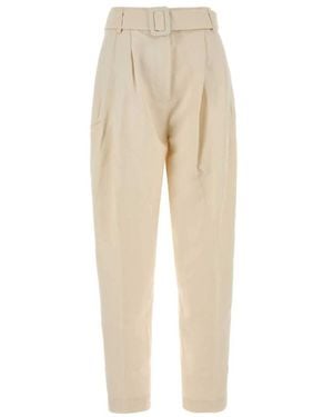 Co. Wide Trousers - Natural