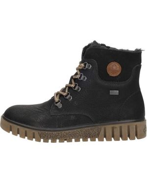 Rieker Lace-Up Boots - Negro