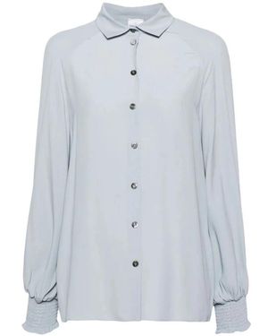 Eleventy Blouse Met Lange Mouwen - Blauw