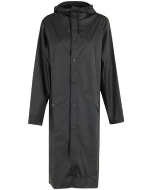 Rains Single-Breasted Coats - Zwart