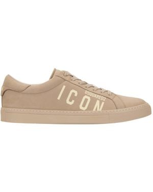 DSquared² Schoenen ,Leer Sneakers - Naturel
