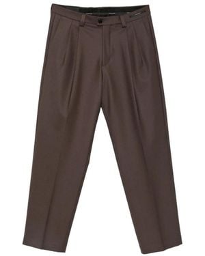Michael Coal Suit Trousers - Marrone